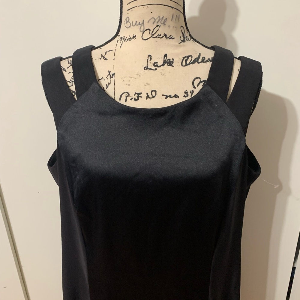 Connected Apparel Black Sleeveless dress